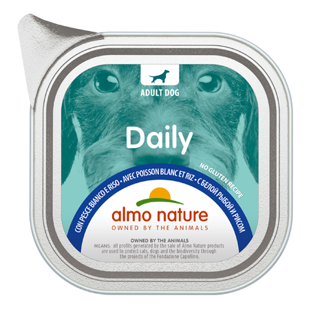 Almo Nature Daily 0.300g pesce bianco e riso