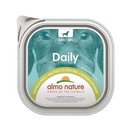Almo Nature Daily patè 0.300g pollo e piselli