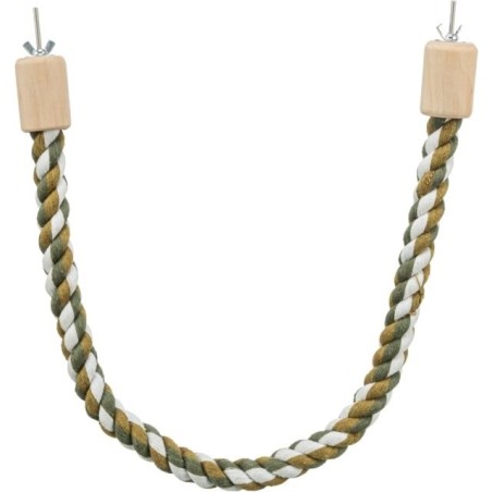 Trixie posatoi in corda