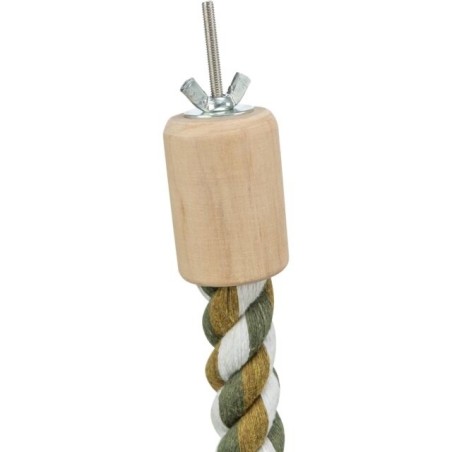 Trixie posatoi in corda