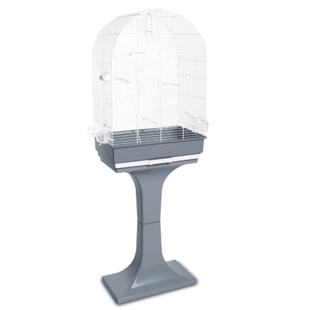 Leopet Gabbia Uccelli Evita bianca 53x32x80h+70h