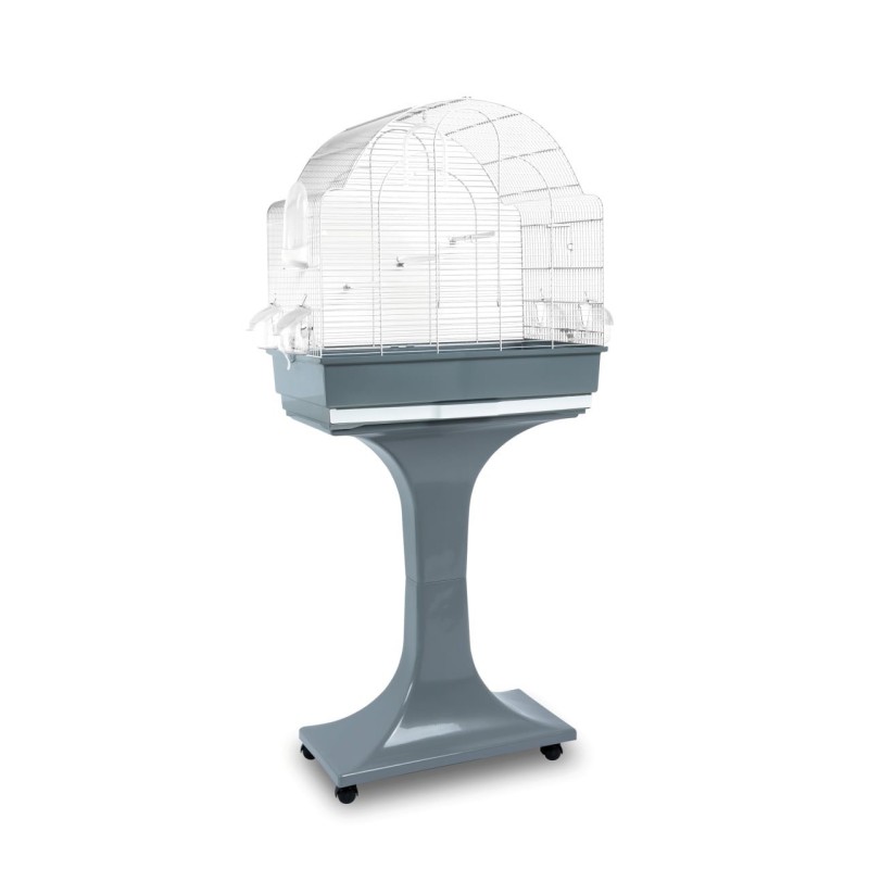 Leopet Gabbia Chiara con carrello 56,5x36,5x60h+70h