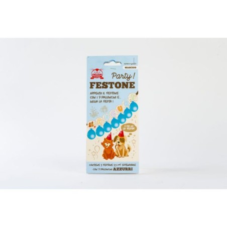 Festone Party Cane/Gatto Maschio