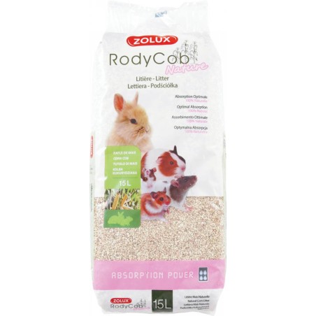 Zolux RodyCob nature 5lt - 15lt  tutolo di mais