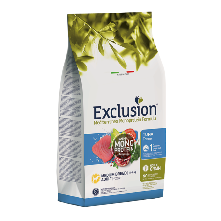 Exclusion Medium Breed adult Tuna 3kg / 12kg