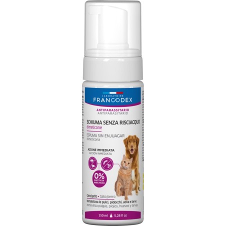 Francodex Shampoo Secco Antiparassitario cane e gatto 150ml