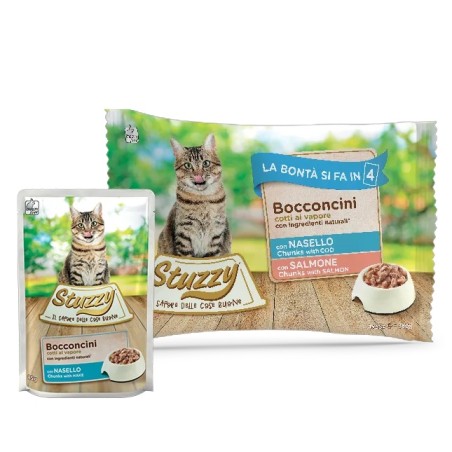 Stuzzy Multipack 4x85g Nasello e Salmone