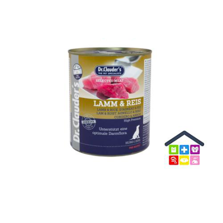 Dr. Clauder's | Umido Cane - Linea Pre Biotics | Agnello e Riso / Scatoletta 400gr