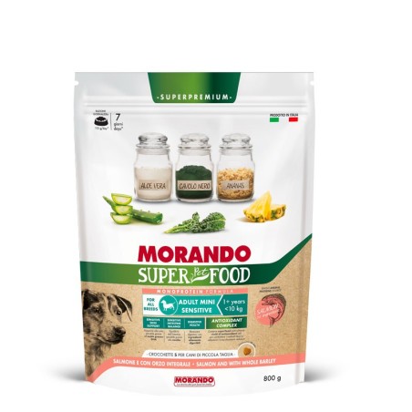 MORANDO - ADULT MINI SENSITIVE  salmone e orzo integrale - 800g