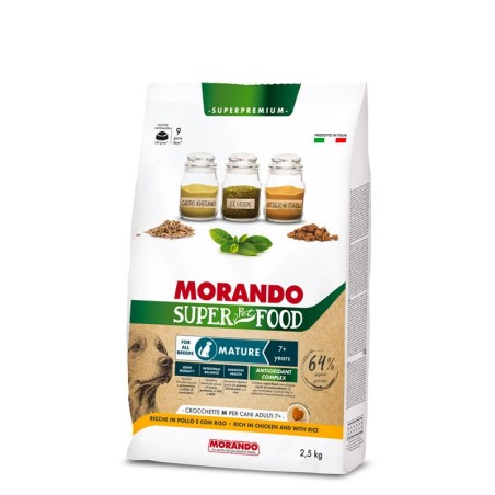 MORANDO - ADULT MATURE ricche in pollo e con riso - 2.5kg