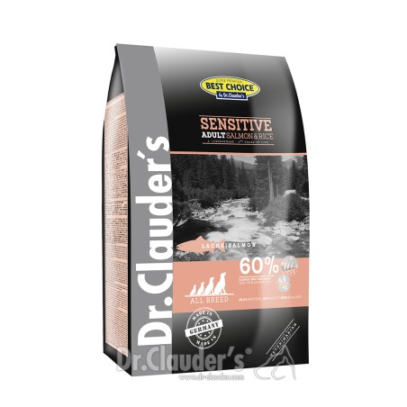 Dr. Clauder's Sensitive salmone&riso adult all breed 4kg / 12kg