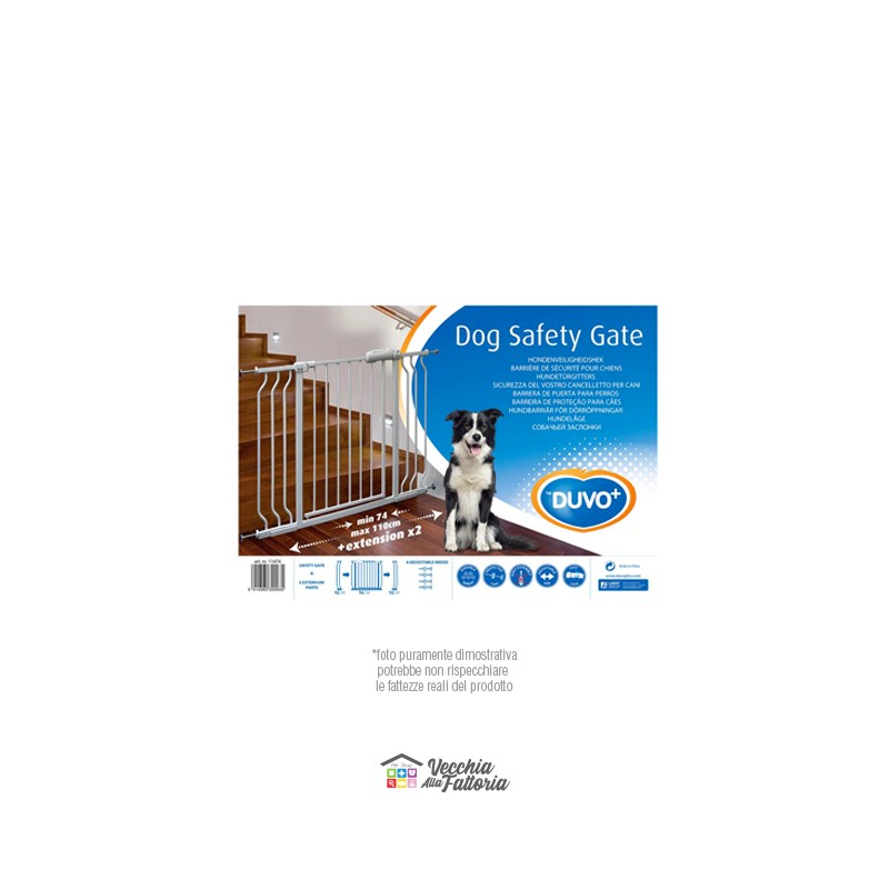 Leopet Duvo+ | Cancello per cani / Dog Safety Gate | min 75 - max 100 cm