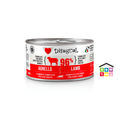 Disugual cane paté agnello 150g