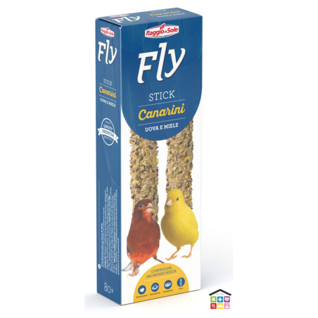 Fly stick per canarini gusto uova e miele