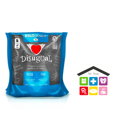 Disugual pollo mini, pesce ,agnello 1kg