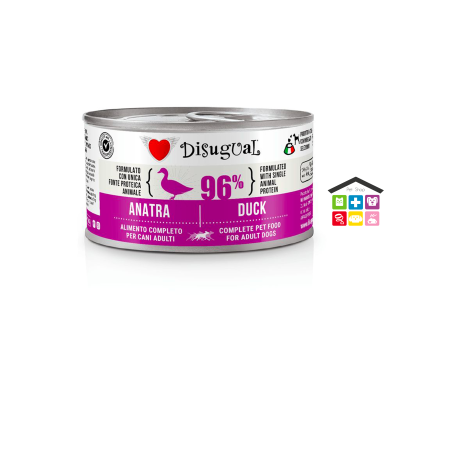 Disugual cane  paté anatra 0,150g