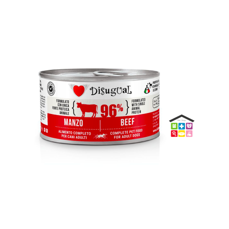 Disugual cane  paté manzo 0,150