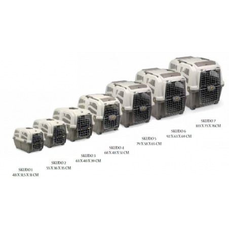 Trasportino SKUDO  IATA porta in ferro